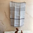 画像2: 北欧 LAPUAN KANKURIT《ラプアンカンクリ》USVA 　ハンドタオル 　キッチンタオル /　c/# リネン×グレーLINEN-GREY  / ウォッシュドリネン　48×70ｃｍ　 (2)